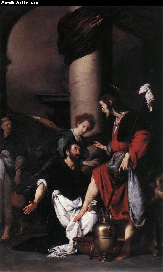 STROZZI, Bernardo St Augustine Washing the Feet of Christ  fg